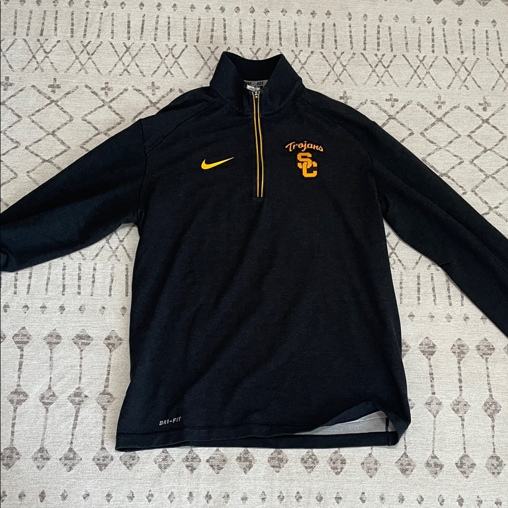 Nike Dri-fit USC Quarter Zip- size medium men’s/ women’s large